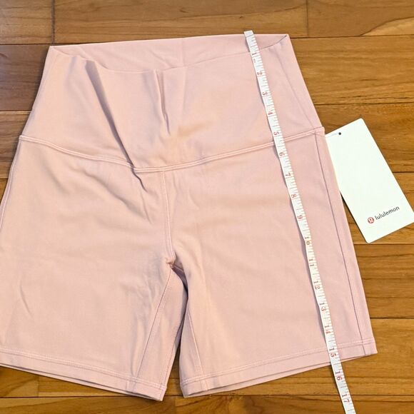 BNWT Women Lululemon Align High-Rise Short 6" Pink Haze Size 8 - Picture 8 of 9